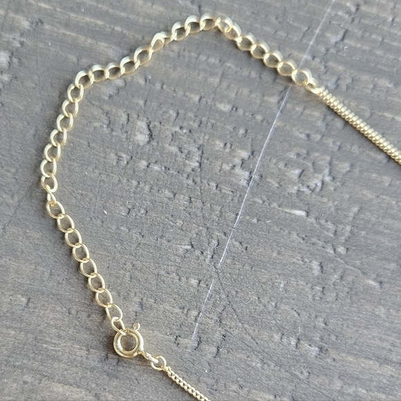 18K gold plated silver pendant necklace - Picture 5 of 6